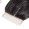 Malaysischer Schweizer Spitzenverschluss Körper Welle 3 Haarbündel mit Spitze Frontal Remy -Verschluss 4x4 menschliches Haar